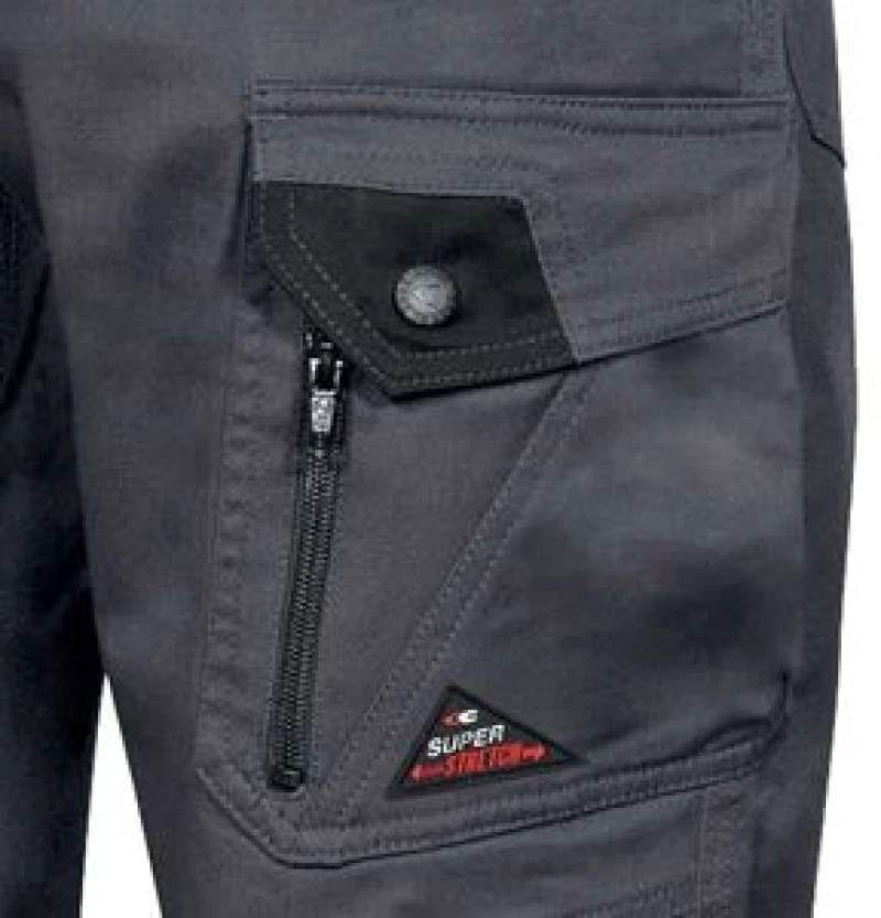 ΠΑΝΤΕΛΟΝΙ ΕΡΓΑΣΙΑΣ SUPER STRETCH COFRA JEMPER  ΜΠΛΕ - ΜΑΥΡΟ NAVY-BLACK  V567-0-02