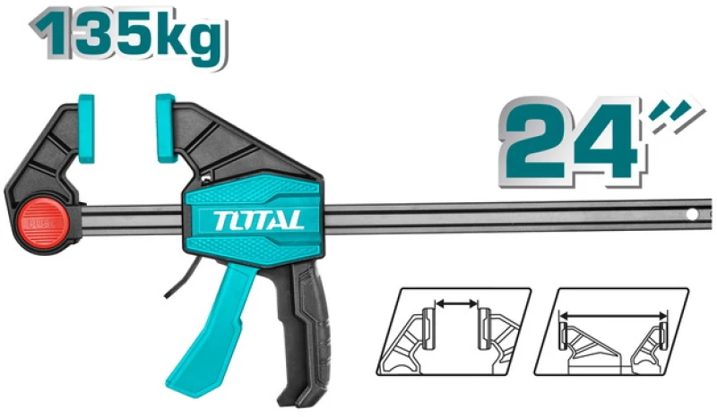 TOTAL ΕΠΑΓΓ. ΣΦΙΓΚΤΗΡΑΣ ΜΑΡΑΓΚΩΝ ΑΥΤΟΜΑΤΟΣ 24" / 80X600mm (THT1346802)