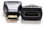 Αντάπτορας Mini HDMI Αρσενικό σε HDMI Θηλυκό (Μαύρο) (OEM)