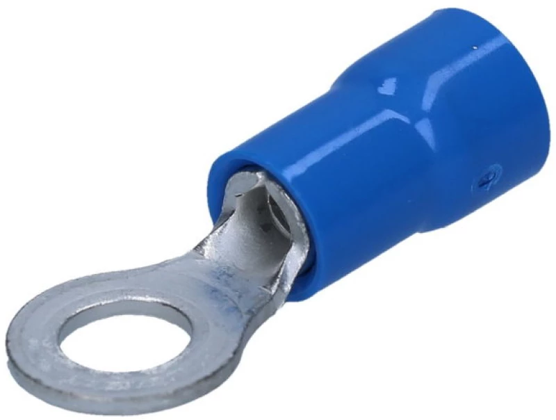 Ακροδέκτης Οπής με Μόνωση (1τμχ) (3.2mm) (Μπλε) (OEM)