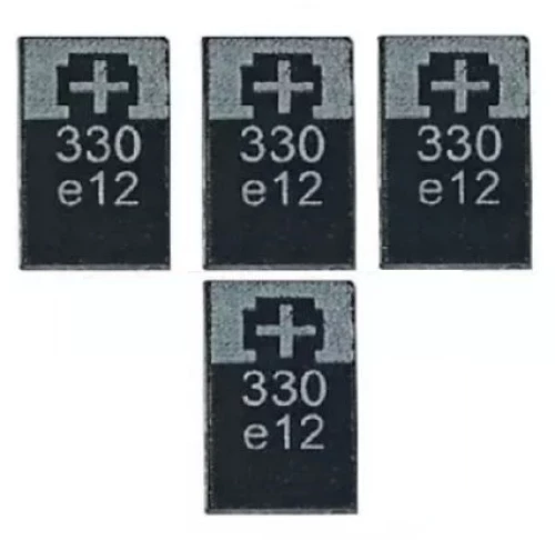 SMD Tantalum Πυκνωτής 330uf 2.5v για Αντικατάσταση NEC / TOKIN 0E907 OE907 0E128 OE128 & WR2R5901 (4τμχ) (OEM)