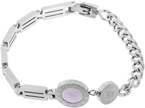 Βραχιόλι Γυναικείο από Ατσάλι 316L σε Ασημί Χρώμα / Μήκος 17,00 cm / Του Οίκου VISETTI / SU-WBR034SW