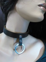 BDSM Περιλαίμιο από δέρμα 2 cm με κρίκο