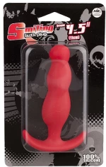 Κόκκινη πρωκτική σφήνα σιλικόνης 11cm