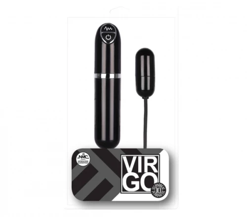 Ωοειδής Μπίλια "Virgo Bullet Type 2 10Vib 4cm" μαύρο χρώμα