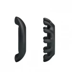 Black Silicone Cock Ring Dual
