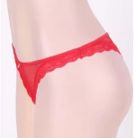 Cheeky Red Fishnet Panty