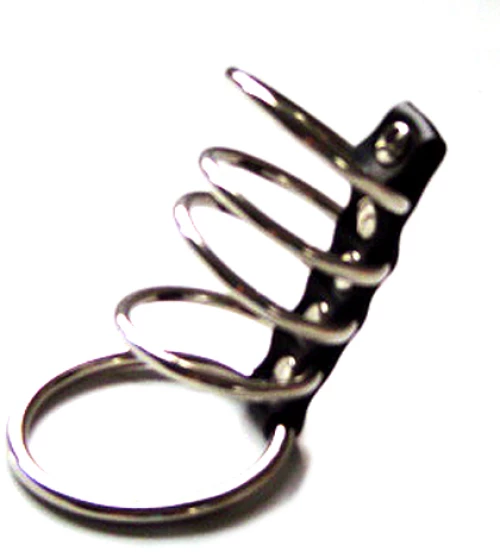 Bondage Five Steel Cock Ring