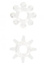 POWER STRETCHY RINGS CLEAR 2PCS