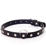 Collar 2 cm silver crystal