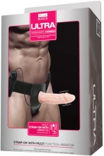 Vibrating Hollow Strap-on - Multispeed