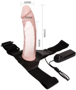 Vibrating Hollow Strap-on - Multispeed