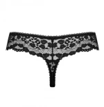 Obsessive Giully Velvety Leopard Thong