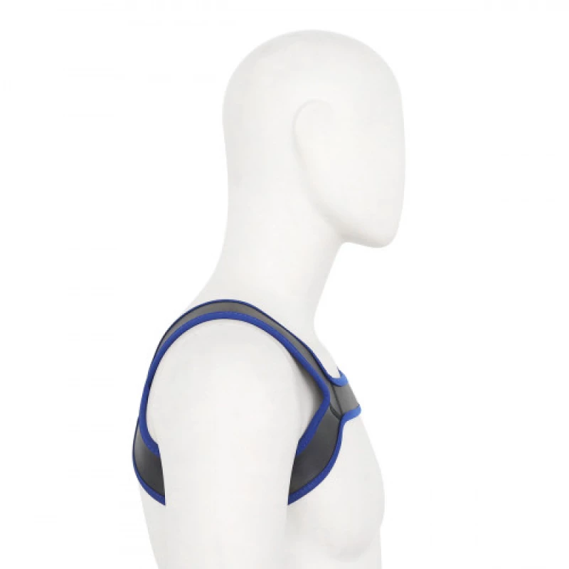 Naughty Toys Neoprene Harness Blue