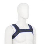 Naughty Toys Neoprene Harness Blue