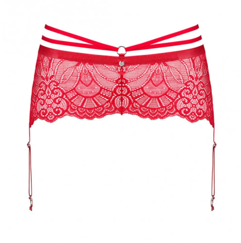 Obsessive Loventy Garter Belt Red