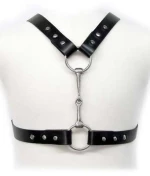 BDSM Δερμάτινο ανδρικό αξεσουάρ στήθους