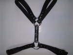 BDSM Δερμάτινο ανδρικό αξεσουάρ στήθους