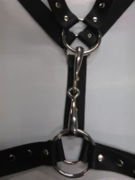 BDSM Δερμάτινο ανδρικό αξεσουάρ στήθους