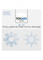 POWER STRETCHY RINGS BLUE 2PCS