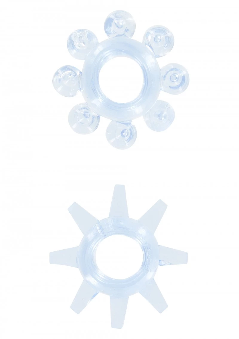 POWER STRETCHY RINGS BLUE 2PCS