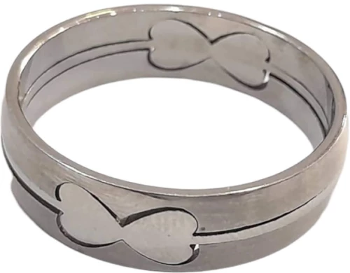BD JEWELERY Δαχτυλιδι από ανοξειδωτο ατσαλι  HRK-2040