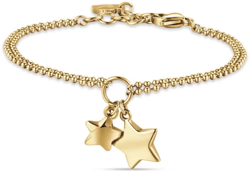 Βραχιόλι Γυναικείο από Ατσάλι 316L / Χρυσό Χρώμα / Μήκος 16 cm + 3 cm / LUCA BARRA / BK2215