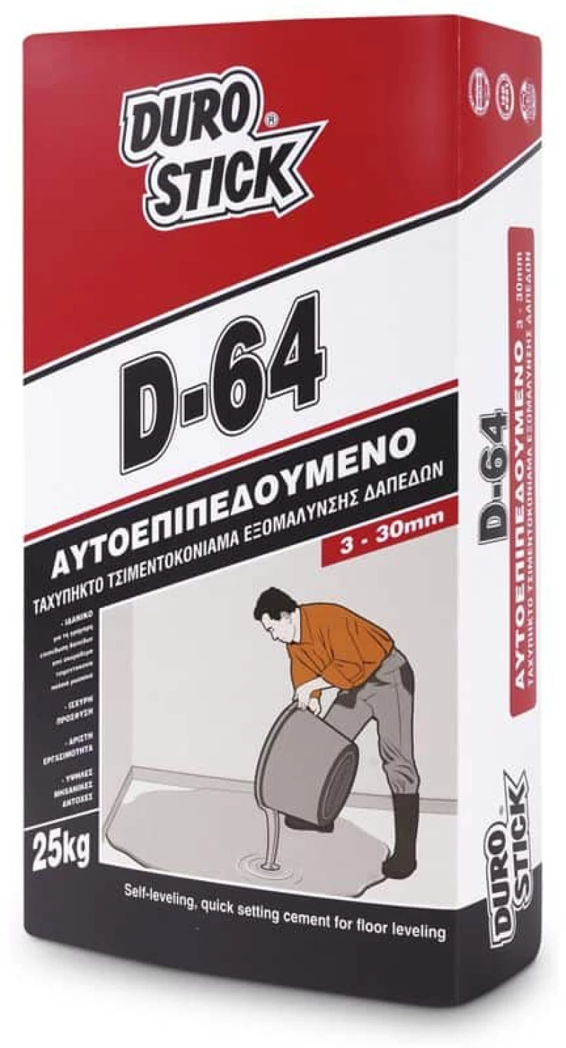 D-64 ταχύπηκτο Τσιμεντοκονίαμα (25 Kg) Durostick
