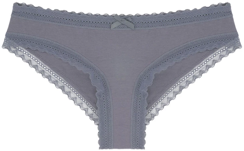 Γυναικείο Hipster Slip Dorina Lila - Γκρι - Cotton