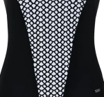 Γυναικείο ολόσωμο μαγιό Naturana - Plus size - Μαύρο - Cup C - D
