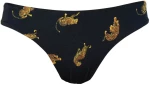 Μαγιό slip Rock Club Leopard - Μαύρο - Mix and Match - Χωρίς ραφές