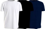 Ανδρικό T-shirt Tommy Hilfiger - Ελαστικό με κοντό μανίκι - Βαμβακερό - 3 Pack