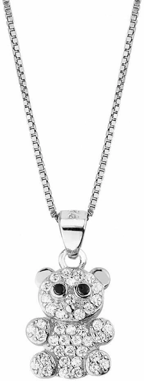 Κολιέ αρκουδάκι Teddy από ασήμι 925°
