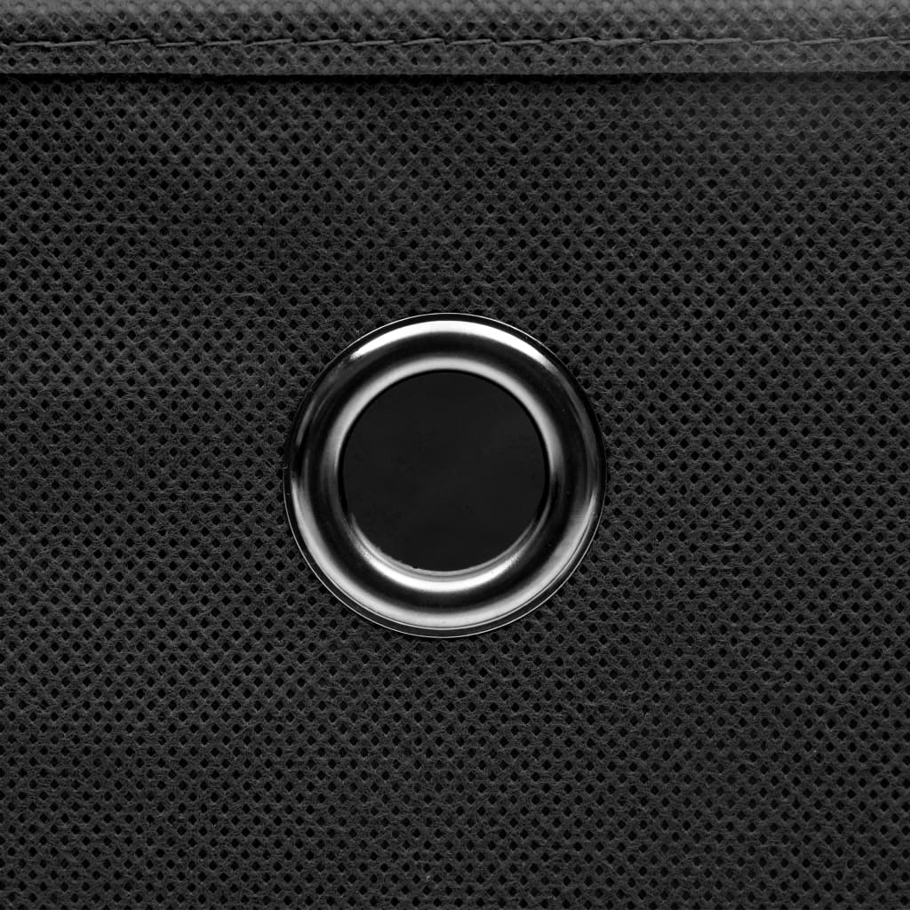 ΚΟΥΤΙΑ ΑΠΟΘΗΚΕΥΣΗΣ ΜΕ ΚΑΠΑΚΙΑ 10 ΤΕΜ. ΜΑΥΡΑ 28 X 28 X 28 ΕΚ. 325190