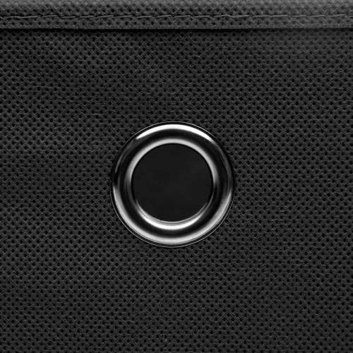 ΚΟΥΤΙΑ ΑΠΟΘΗΚΕΥΣΗΣ ΜΕ ΚΑΠΑΚΙΑ 10 ΤΕΜ. ΜΑΥΡΑ 28 X 28 X 28 ΕΚ. 325190