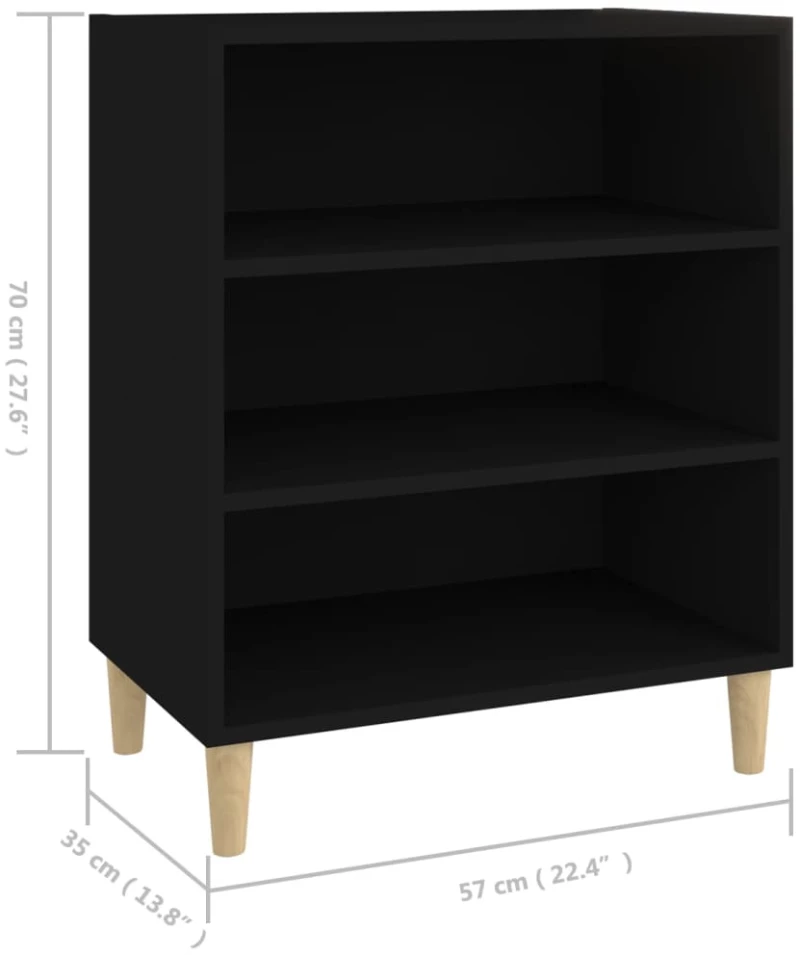 ΡΑΦΙΕΡΑ ΜΑΥΡΗ 57 X 35 X 70 ΕΚ. ΑΠΟ ΜΟΡΙΟΣΑΝΙΔΑ 806050