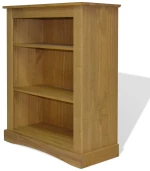 ΒΙΒΛΙΟΘΗΚΗ 3 ΕΠΙΠΕΔΑ ΜΕΞ. ΣΤΙΛ CORONA 81X29X100 ΕΚ ΞΥΛΟ ΠΕΥΚΟΥ 243745