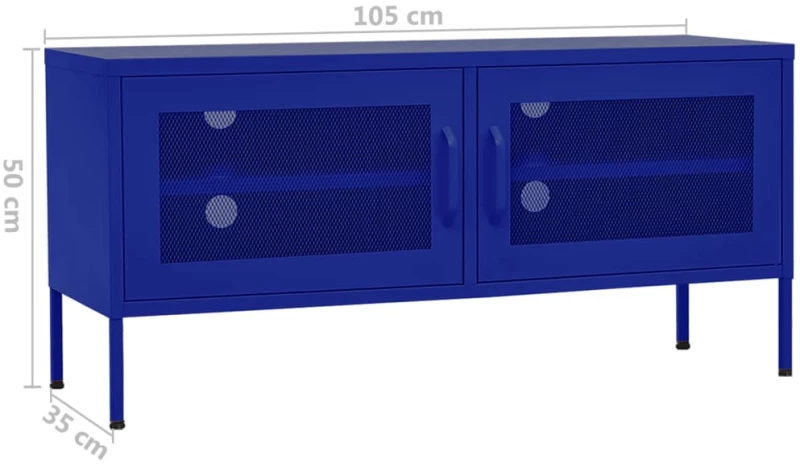 ΈΠΙΠΛΟ ΤΗΛΕΟΡΑΣΗΣ ΝΑΥΤΙΚΟ ΜΠΛΕ 105X35X50 ΕΚ. ΑΠΟ ΑΤΣΑΛΙ 336235