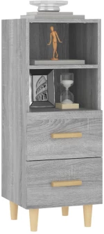 ΝΤΟΥΛΑΠΙ ΓΚΡΙ SONOMA 34,5X34X90 ΕΚ. ΑΠΟ ΕΠΕΞΕΡΓΑΣΜΕΝΟ ΞΥΛΟ 817415
