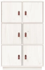 ΝΤΟΥΛΑΠΙ ΨΗΛΟ ΛΕΥΚΟ 67 X 40 X 108,5 ΕΚ. ΑΠΟ ΜΑΣΙΦ ΞΥΛΟ ΠΕΥΚΟΥ 820173