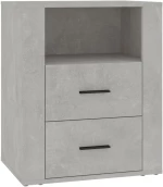 ΚΟΜΟΔΙΝΟ ΓΚΡΙ ΣΚΥΡ. 50 X 36 X 60 ΕΚ. ΑΠΟ ΕΠΕΞΕΡΓΑΣΜΕΝΟ ΞΥΛΟ 816732