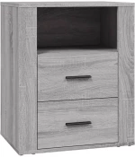 ΚΟΜΟΔΙΝΟ ΓΚΡΙ SONOMA 50X36X60 ΕΚ. ΑΠΟ ΕΠΕΞΕΡΓΑΣΜΕΝΟ ΞΥΛΟ 816734