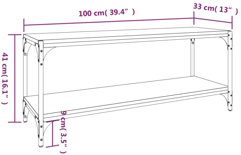 ΈΠΙΠΛΟ ΤΗΛΕΟΡΑΣΗΣ ΚΑΠΝΙΣΤΗ ΔΡΥΣ 100X33X41 ΕΚ ΕΠΕΞ. ΞΥΛΟ&ΑΤΣΑΛΙ 819349