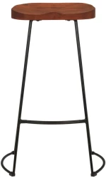 ΣΚΑΜΠΟ ΜΠΑΡ GAVIN 2 ΤΕΜ. 50X40X78 ΕΚ. ΑΠΟ ΜΑΣΙΦ ΞΥΛΟ ΜΑΝΓΚΟ 344916