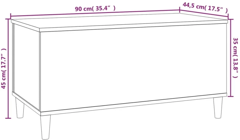 ΤΡΑΠΕΖΑΚΙ ΣΑΛΟΝΙΟΥ ΚΑΦΕ ΔΡΥΣ 90X44,5X45 ΕΚ. ΕΠΕΞΕΡΓΑΣΜΕΝΟ ΞΥΛΟ 819587