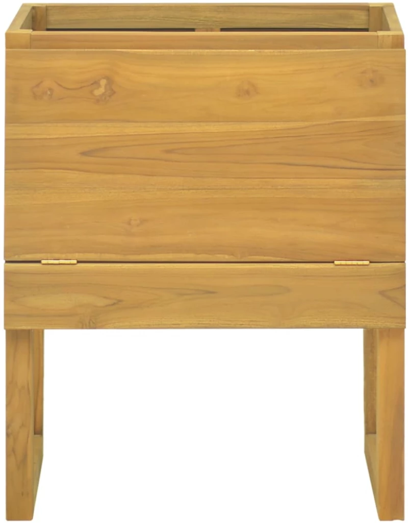 ΈΠΙΠΛΟ ΜΠΑΝΙΟΥ 60 X 45 X 75 ΕΚ. ΑΠΟ ΜΑΣΙΦ ΞΥΛΟ TEAK 338247