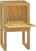 ΈΠΙΠΛΟ ΜΠΑΝΙΟΥ 45X45X75 ΕΚ. ΑΠΟ ΜΑΣΙΦ ΞΥΛΟ TEAK 338246