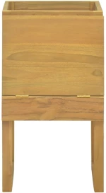 ΈΠΙΠΛΟ ΜΠΑΝΙΟΥ 45X45X75 ΕΚ. ΑΠΟ ΜΑΣΙΦ ΞΥΛΟ TEAK 338246