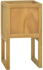 ΈΠΙΠΛΟ ΜΠΑΝΙΟΥ 45X45X75 ΕΚ. ΑΠΟ ΜΑΣΙΦ ΞΥΛΟ TEAK 338246