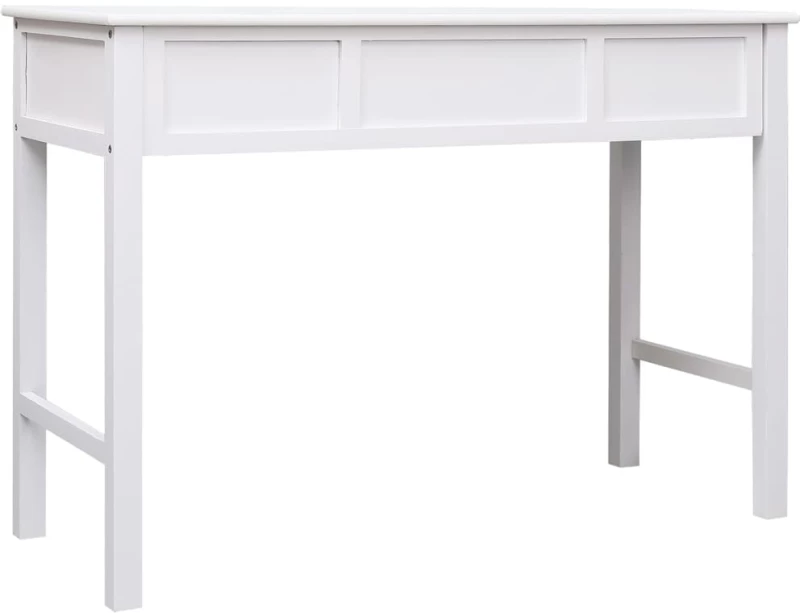 ΓΡΑΦΕΙΟ ΛΕΥΚΟ 108 X 45 X 76 ΕΚ. ΑΠΟ ΜΑΣΙΦ ΞΥΛΟ ΠΑΥΛΩΝΙΑΣ 338535